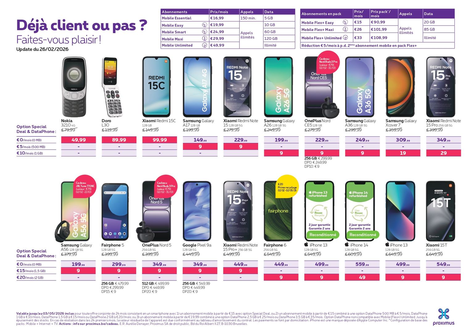 Promotion principale